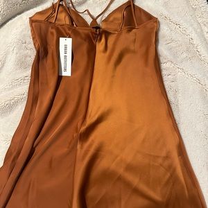 Urban outfitters rust slip dress